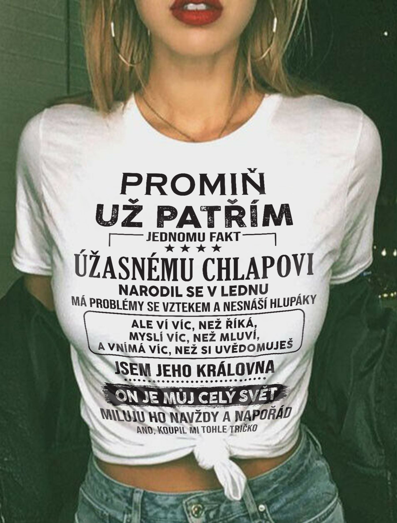 Leden - Úžasný přítel narozený v lednu - Speciální dárek pro vaši přítelkyni - TOP01 (SKU05-41-01)