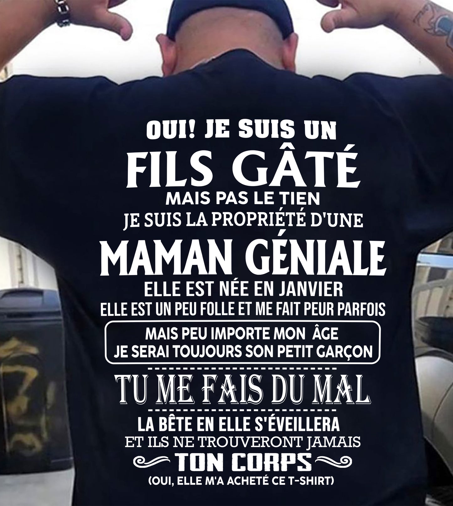 Janvier - Une maman formidable née en janvier - Cadeau spécial pour ton fils - TOP01 (SKU2606-261-01)