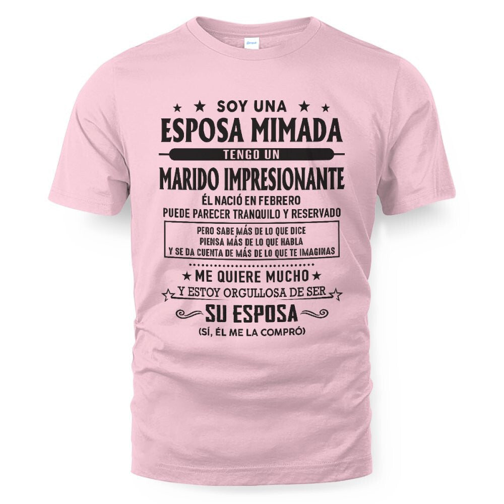 Febrero – Esposo increíble nacido en febrero – Regalo especial para tu esposa – TOP02 (SKU03-11-02)