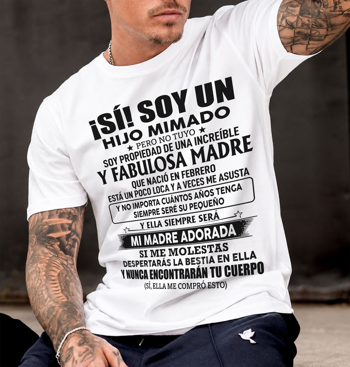Febrero - Increíble mamá nacida en Febrero - Regalo especial para tu hijo - TOP02 (SKU2609-367-02)