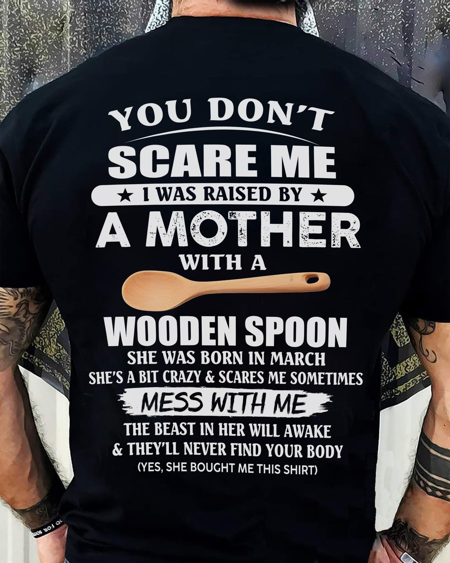 March - Awesome Mom Born In March - Special gift for your Son - TOP03 (SKU07-82-03)