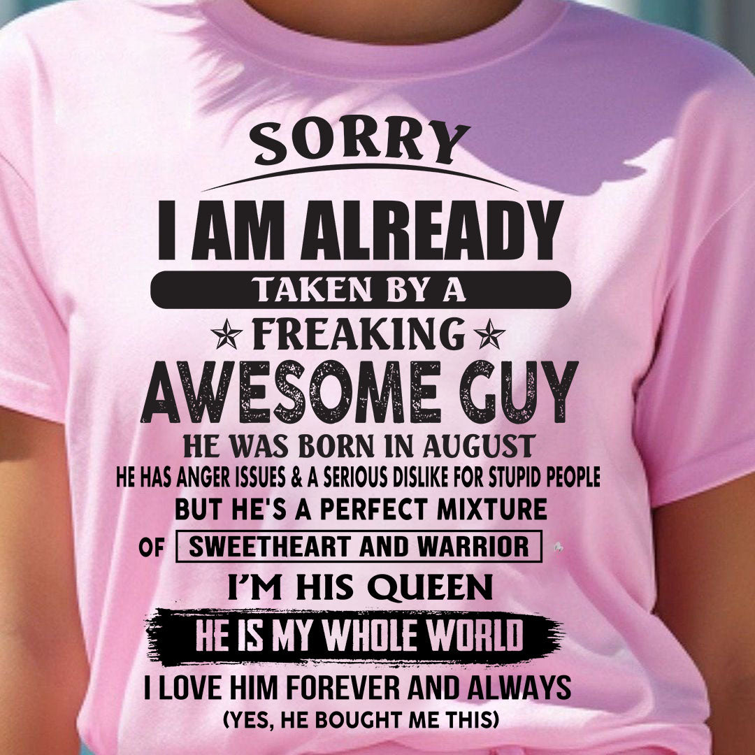 August – Awesome Boyfriend Born In August – Special gift for your Girlfriend – TOP08 (SKU07-174-08)