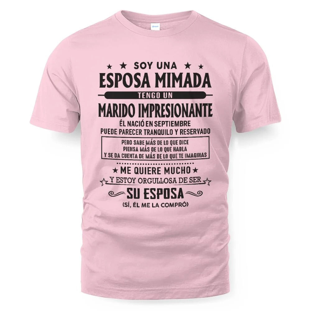 Septiembre – Esposo increíble nacido en septiembre – Regalo especial para tu esposa – TOP09 (SKU03-11-09)