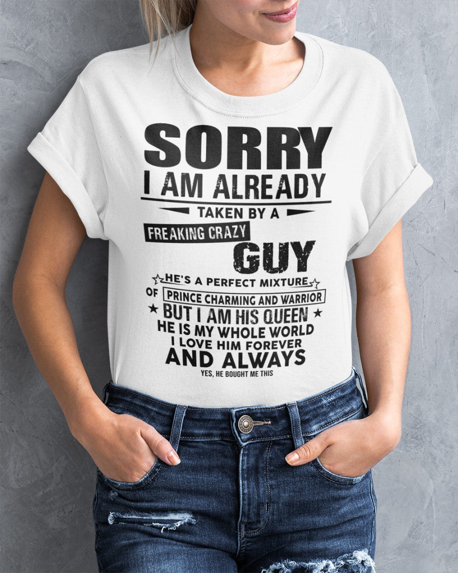 GIFT FOR AWESOME GIRL - SORRY QUEEN (SKUTOP-07)