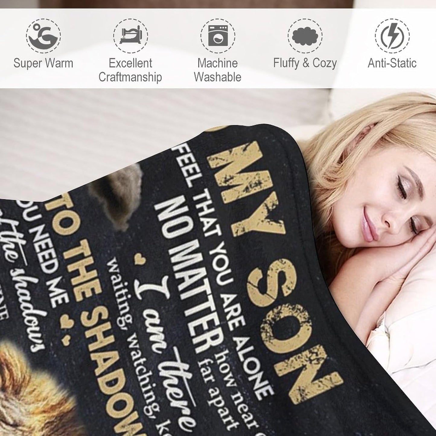 Special Gift For Your Son Blanket - From Dad (SKUNOEL-60)