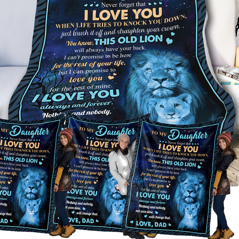 Special Gift For Your Daughter Blanket - From Dad (SKUNOEL-74)