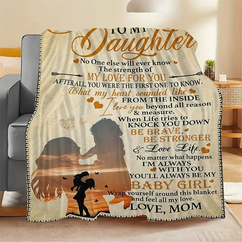 Special Gift For Your Daughter Blanket - From Mom