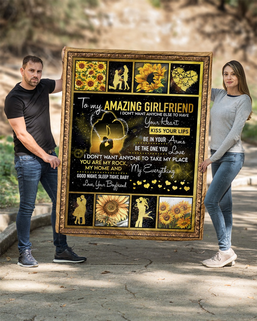 Special gift for girlfriend - blanket - from boyfriend (SKUNOEL-54)