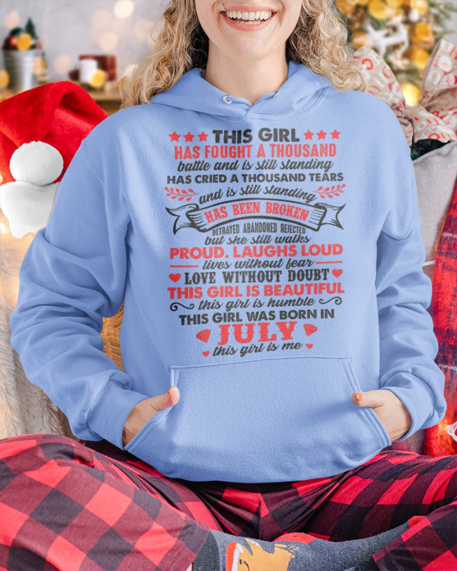 This girl has fought a thousand, she was born July - Vivian07