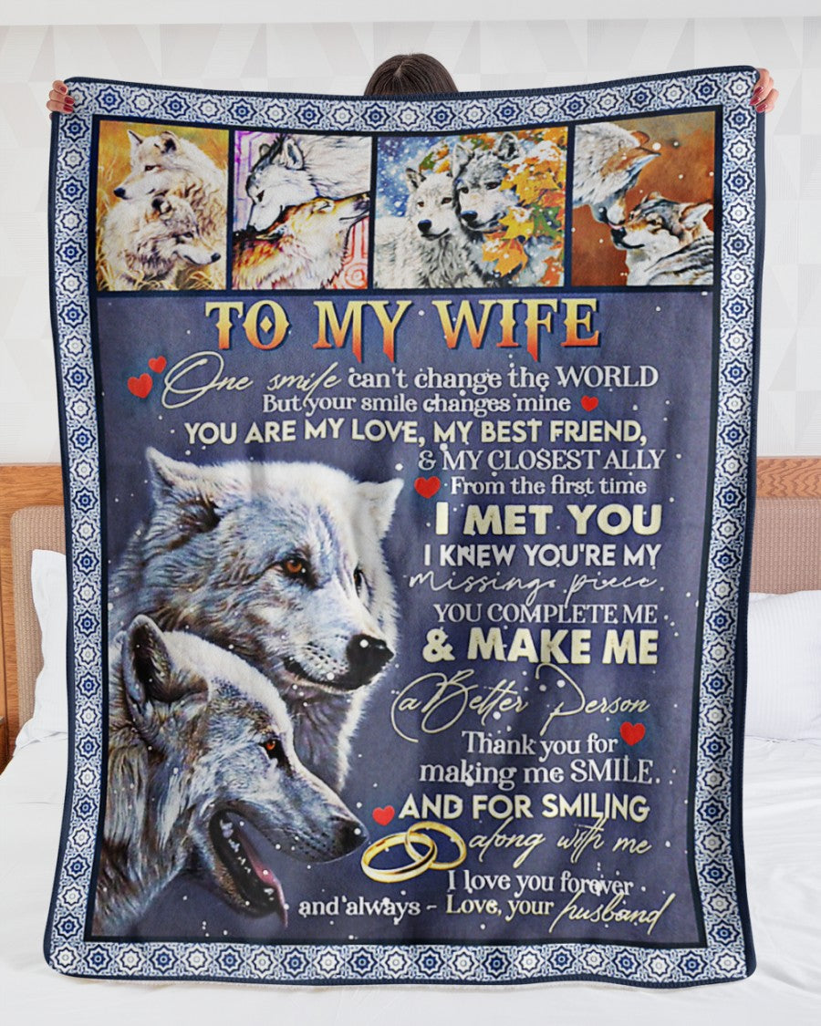 To My Wife - Special gift for your wife - blanket (SKUNOEL-53)