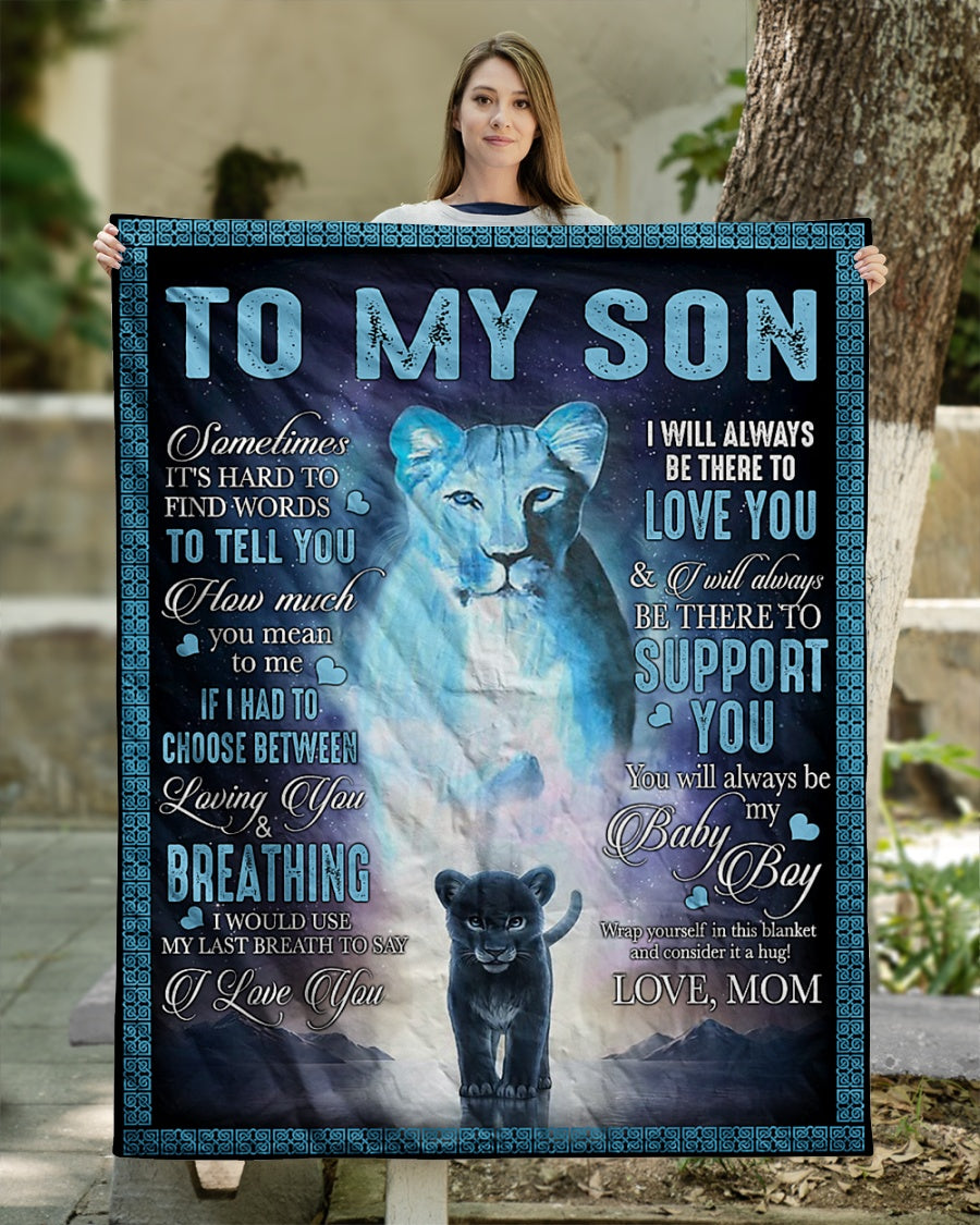 Perfect Gift For Son - from mom blanket