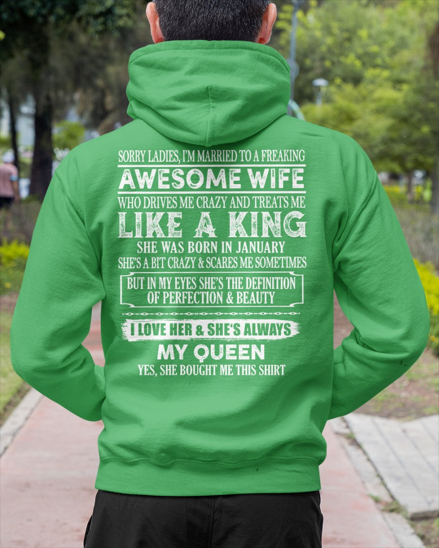 SORRY LADIES, I'M MARRIED WITH HER - SHE WAS BORN IN JANUARY - Vivian01