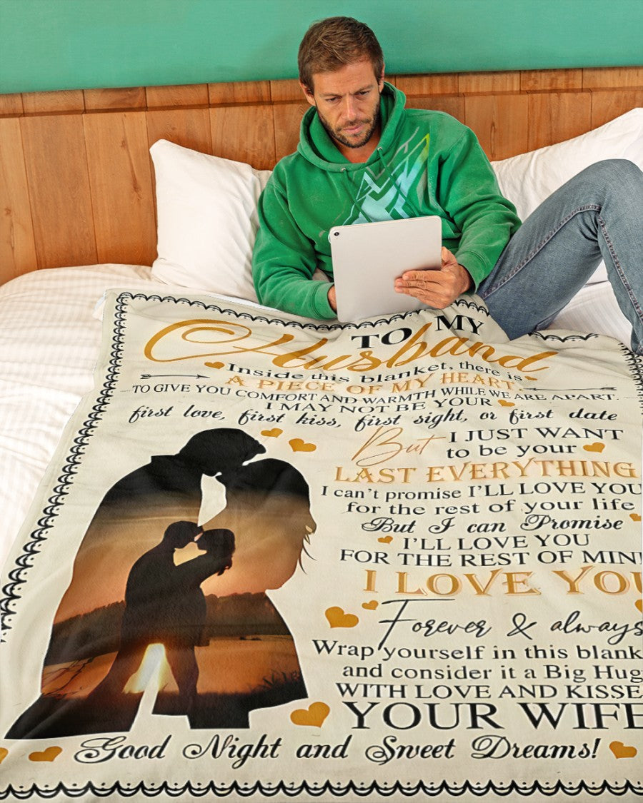 Special Gift For Your Husband Blanket - From Wife (SKUNOEL-108) FULL