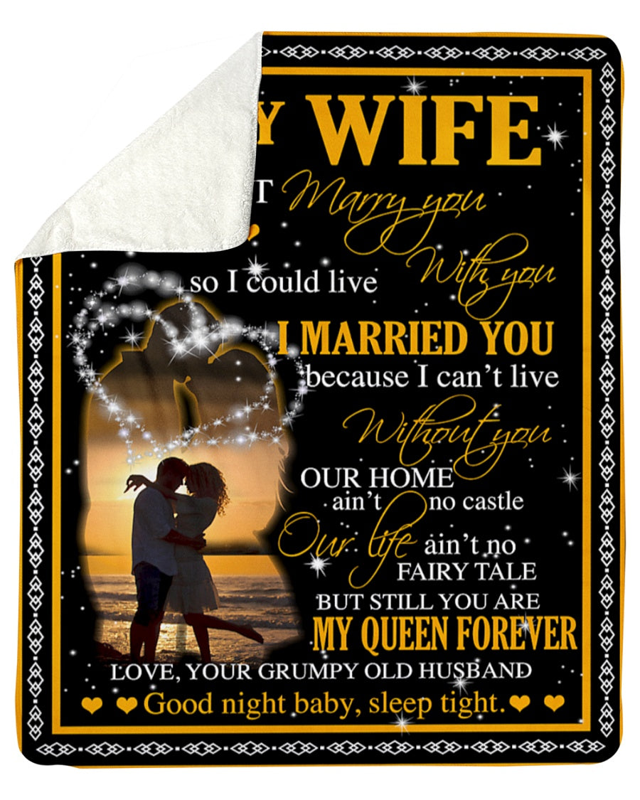 Special Gift For Your Wife Blanket - From Husband (SKUNOEL-45)