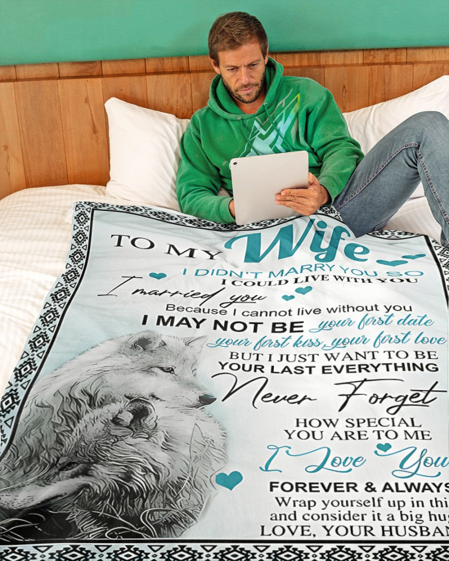 Special Gift For Your Wife Blanket - From Husband (SKUNOEL-98) FULL