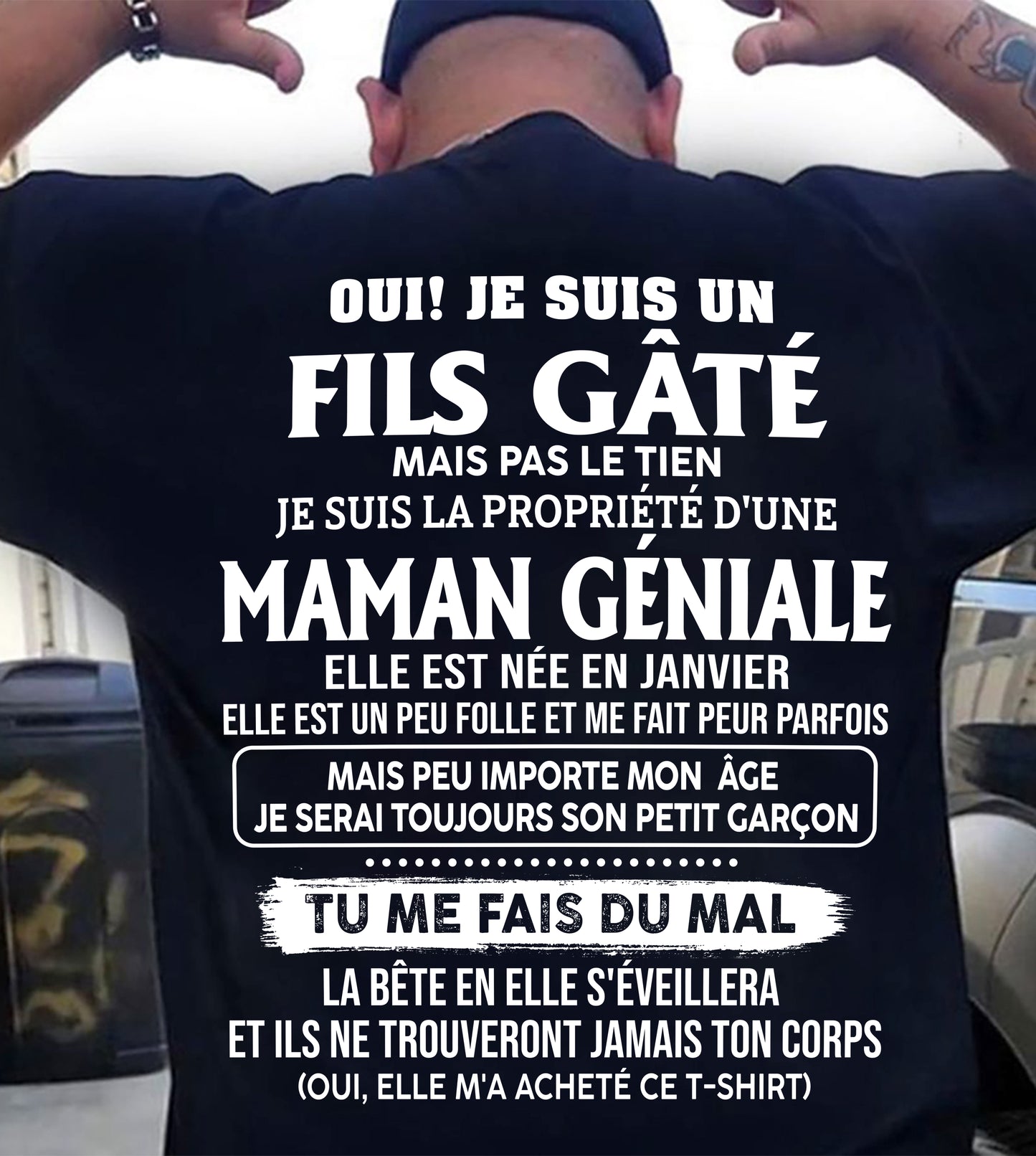 Janvier - Une maman formidable née en janvier - Cadeau spécial pour ton fils - TOP01 (SKU2606-225-01)
