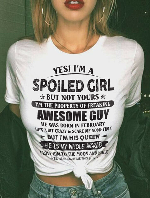 February – Awesome Boyfriend Born In February – Special gift for your Girlfriend – TOP02 (SKU07-144-02)