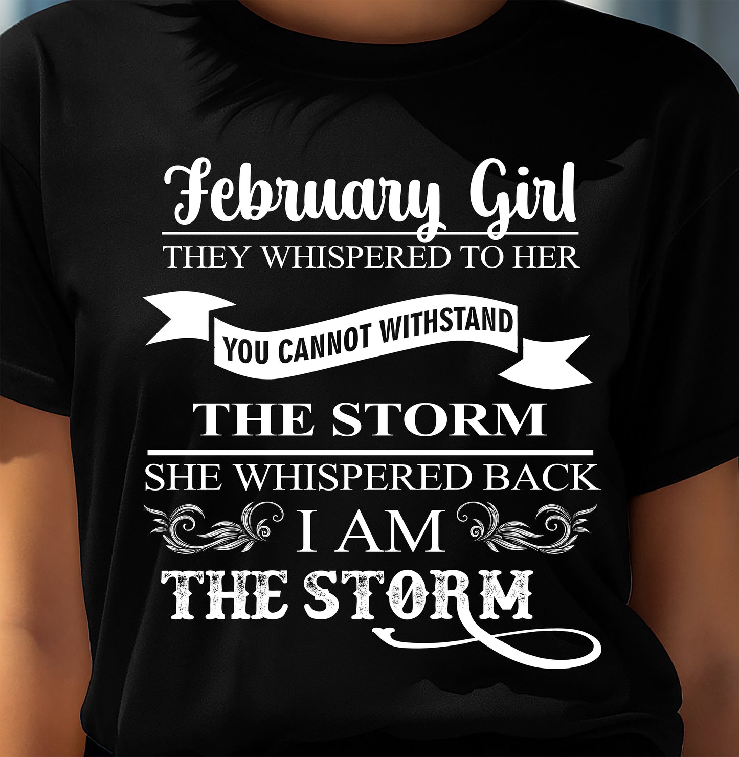 February - Awesome Girl Born In February TOP02 (SKU2607-248-02)