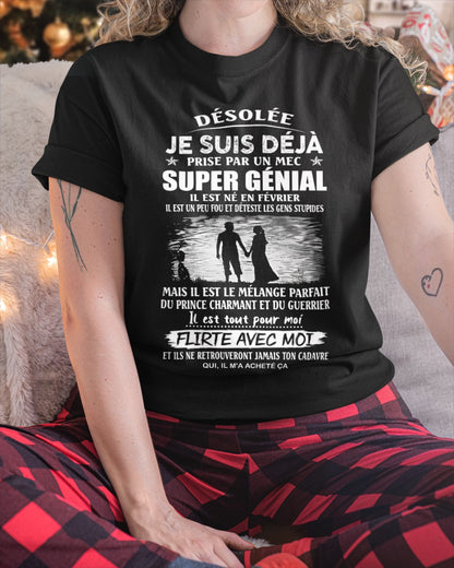 Février – Petit ami incroyable né en février – Cadeau spécial pour votre petite amie – TOP02 (SKU26T-01112-02)