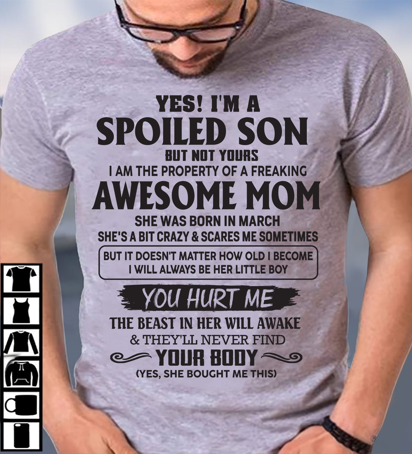 Hey March Queen – Awesome Mom Born In March – Special Gift For Your Son – TOP01 (SKUS10-45-03)