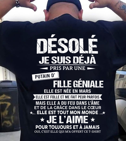 Mars - Une petite amie formidable née en mars - Cadeau spécial pour ton copain - TOP03 (SKU2606-167-03)