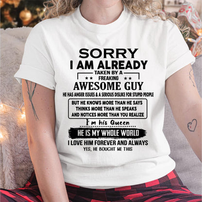 Awesome Guy - Perfect gift for your girlfriend or wife from husband - TOP00 (SKUT08-11-00)