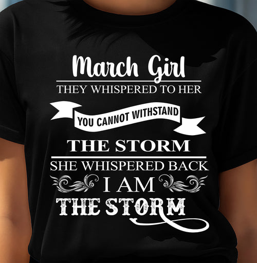 March - Awesome Girl Born In March TOP03 (SKU2607-248-03)