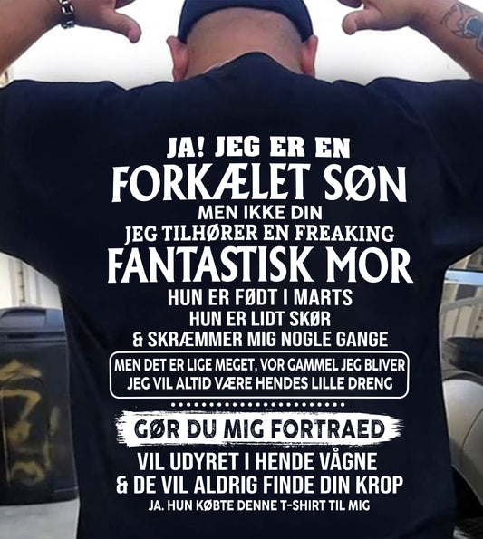 Marts - Fantastisk mor født i marts - Særlig gave til din søn - TOP03 (SKU2606-41-03)