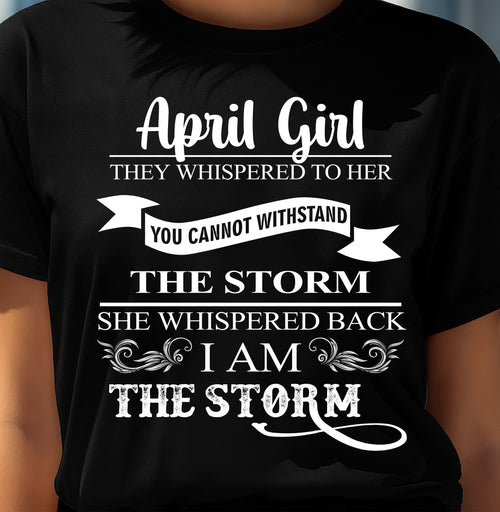 April - Awesome Girl Born In April TOP04 (SKU2607-248-04)