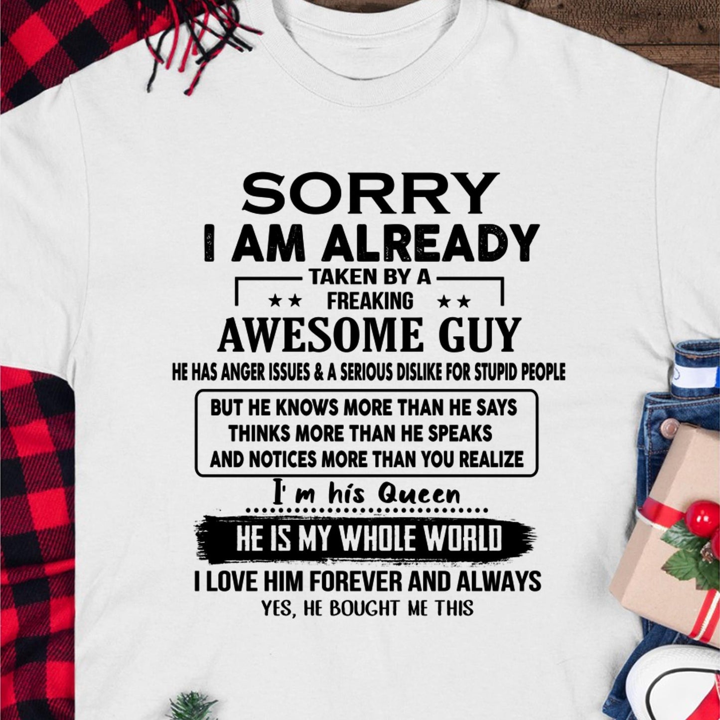 Awesome Guy - Perfect gift for your girlfriend or wife from husband - TOP00 (SKUT08-11-00)