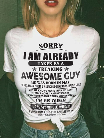 May - Awesome Boyfriend Born In May - Special gift for your Girlfriend - TOP05 (SKU07-177-05)