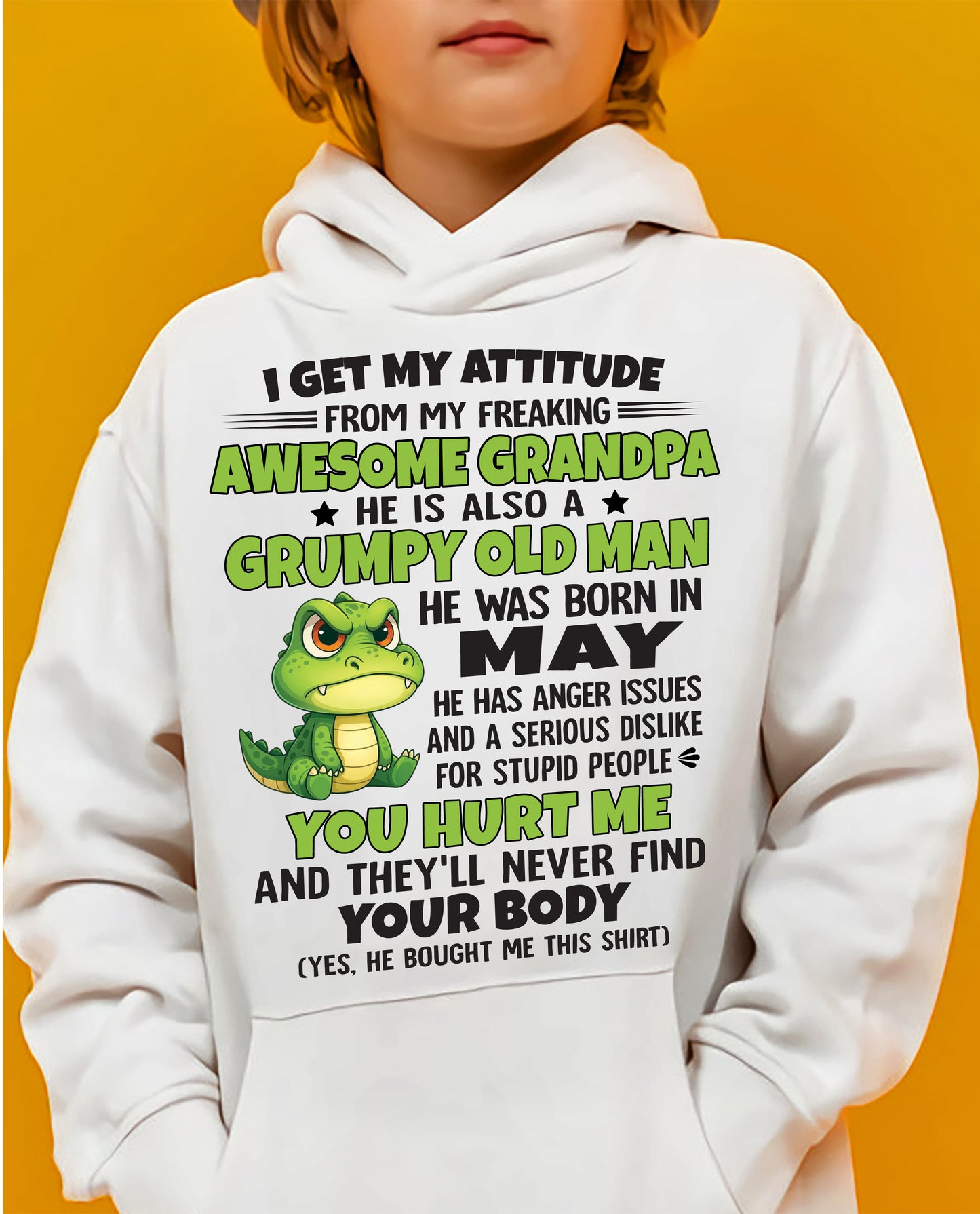 May - Awesome Grandpa Born In May - Special gift for your Grandchildren - TOP05 (SKU09-118-05)