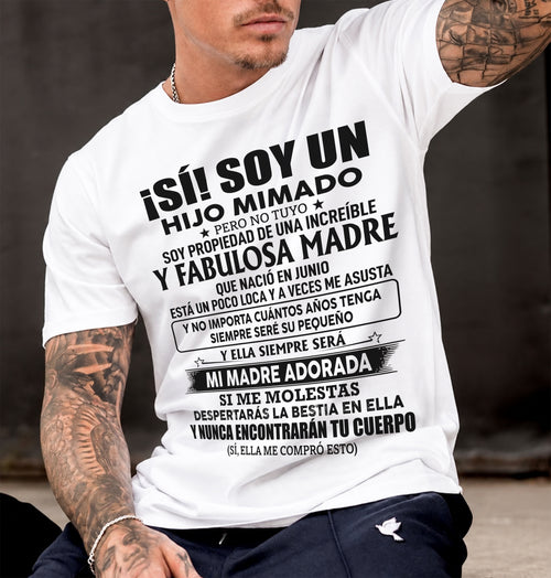 Junio - Increíble mamá nacida en Junio - Regalo especial para tu hijo - TOP06 (SKU2609-367-06)