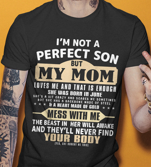 June - Awesome Mom Born In June - Special gift for your Son - TOP06 (SKU10-62-06)