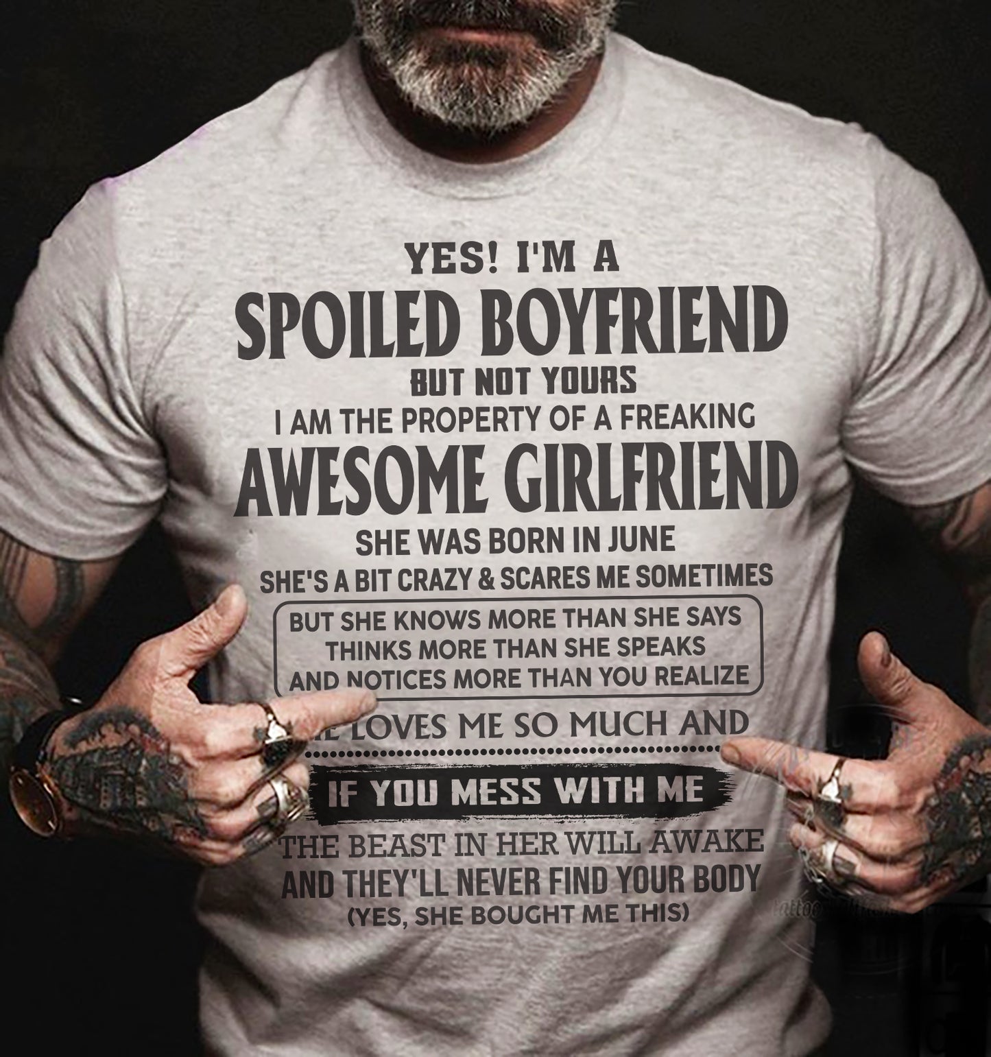 Hey June Queen – Awesome Girlfriend Born In June – Special Gift for Your Boyfriend (SKUS01-26-06)