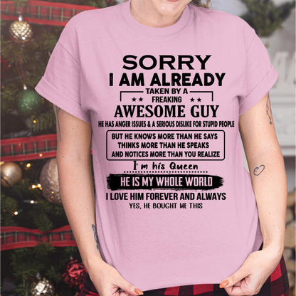 Awesome Guy - Perfect gift for your girlfriend or wife from husband - TOP00 (SKUT08-11-00)
