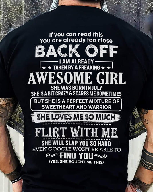 July – Awesome Girlfriend Born In July – Special gift for your Boyfriend – TOP07 (SKU06-25-07)