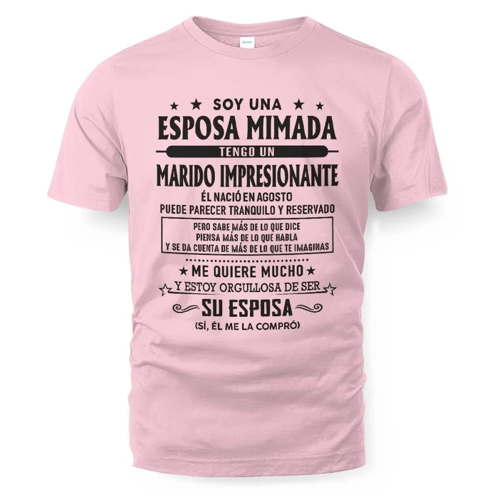 Agosto – Esposo increíble nacido en agosto – Regalo especial para tu esposa – TOP08 (SKU03-11-08)