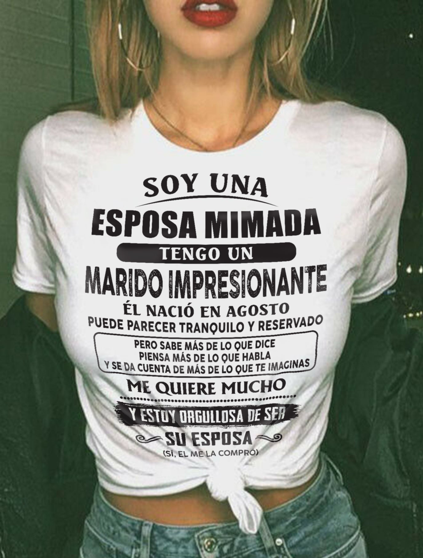 Agosto – Esposo increíble nacido en agosto – Regalo especial para tu esposa – TOP08 (SKU07-176-08)