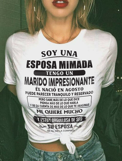 Agosto – Esposo increíble nacido en agosto – Regalo especial para tu esposa – TOP08 (SKU07-176-08)