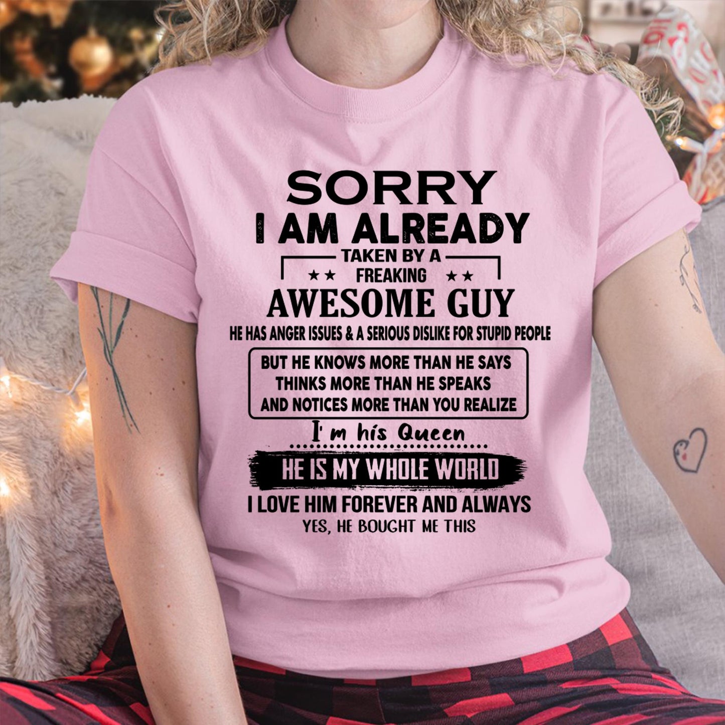 Awesome Guy - Perfect gift for your girlfriend or wife from husband - TOP00 (SKUT08-11-00)