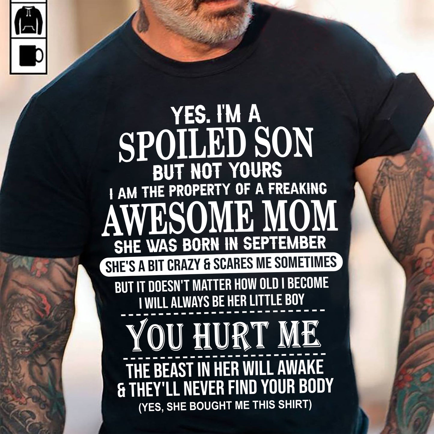 September - Awesome Mom Born In September - Special gift for your Son - TOP09 (SKU10-45-09)