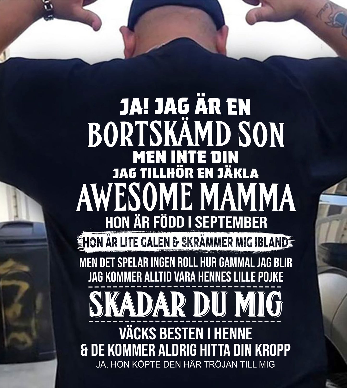 September - Fantastisk mamma född i september - Speciell present till din son - TOP09 (SKU2604-153-09)