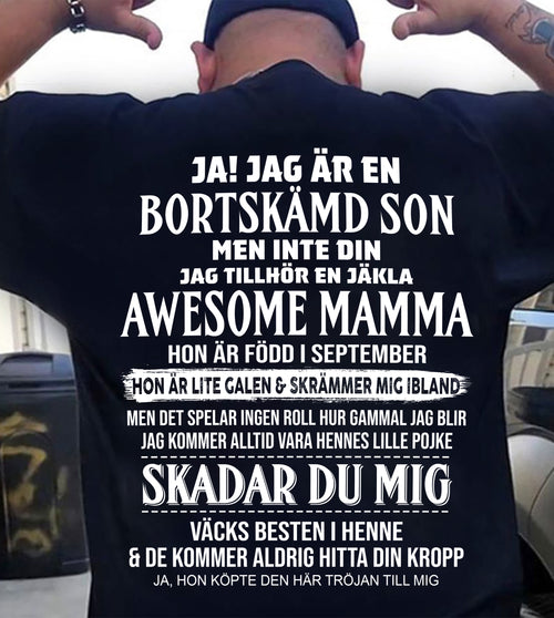 September - Fantastisk mamma född i september - Speciell present till din son - TOP09 (SKU2604-153-09)
