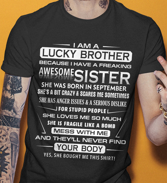 September – Awesome Sister Born In September – Special Gift For Your Brother – TOP09 (SKU10-61-09)