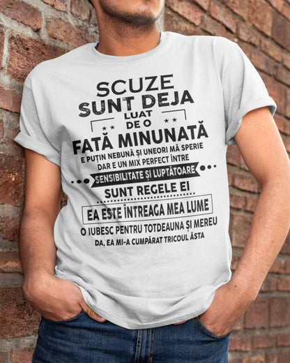 Acesta este tricoul pentru tine. Fă-o să zâmbească în fiecare zi când porți acest tricou - (SKU-RO-SRNAM-00) TOP00 ROMANIA