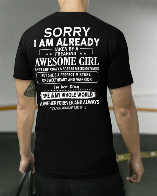 Awesome girl - Perfect gift for your boyfriend, husband - (SKU04-86) - TOP00