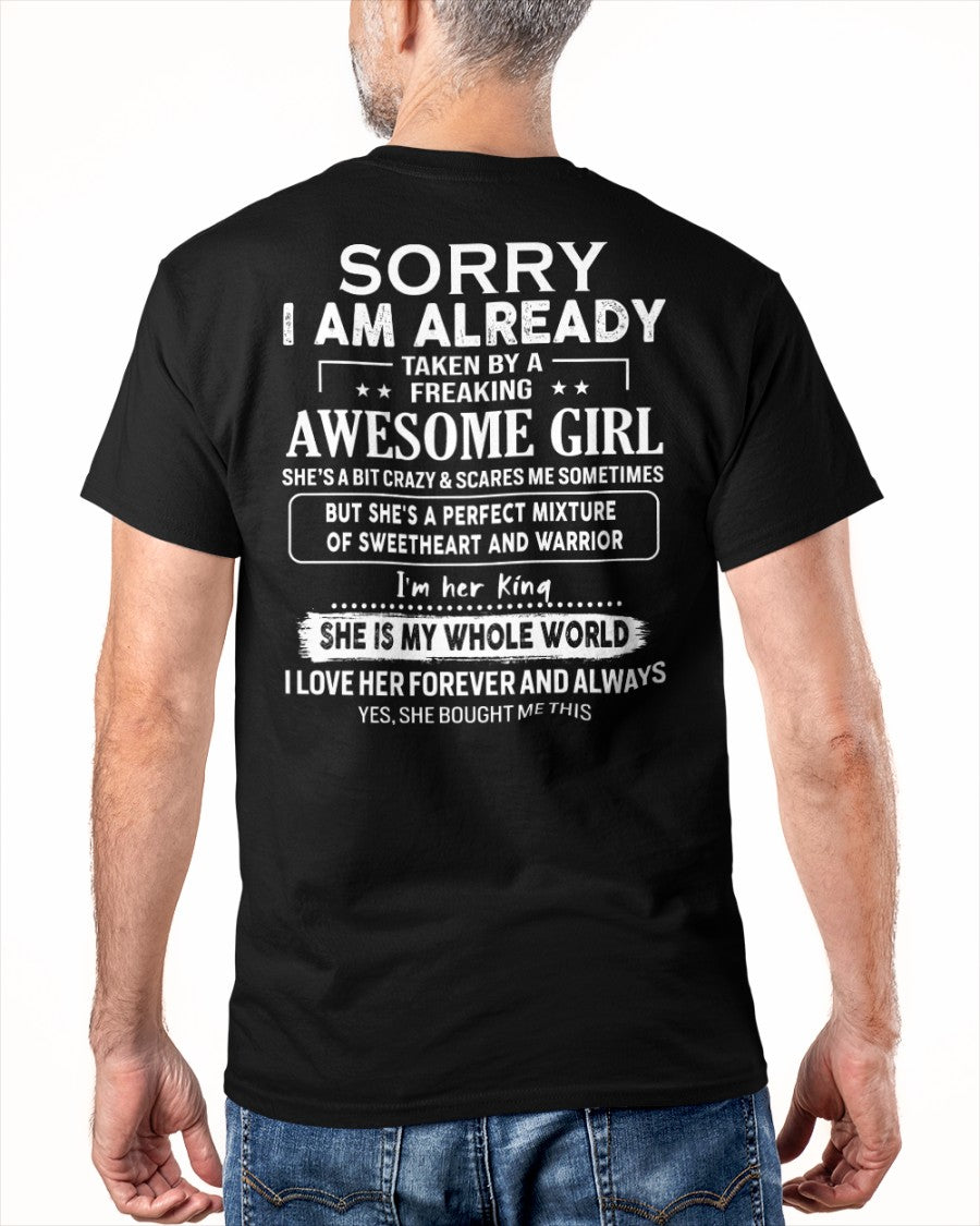 Awesome girl - Perfect gift for your boyfriend, husband - (SKU04-86) - TOP00