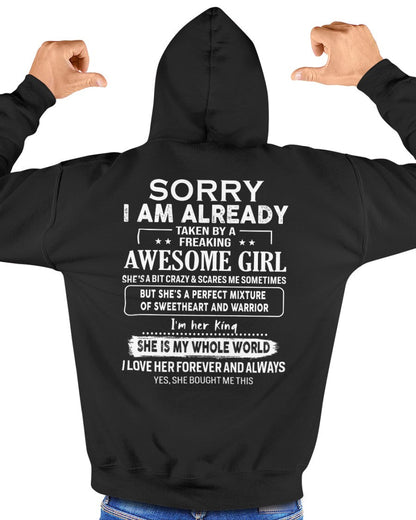 Awesome girl - Perfect gift for your boyfriend, husband - (SKU04-86) - TOP00