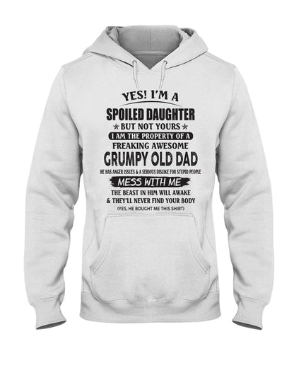 Yes! I'm a Spoiled Daughter - The perfect gift for your daughter - (SKU07-17-00) - TOP00